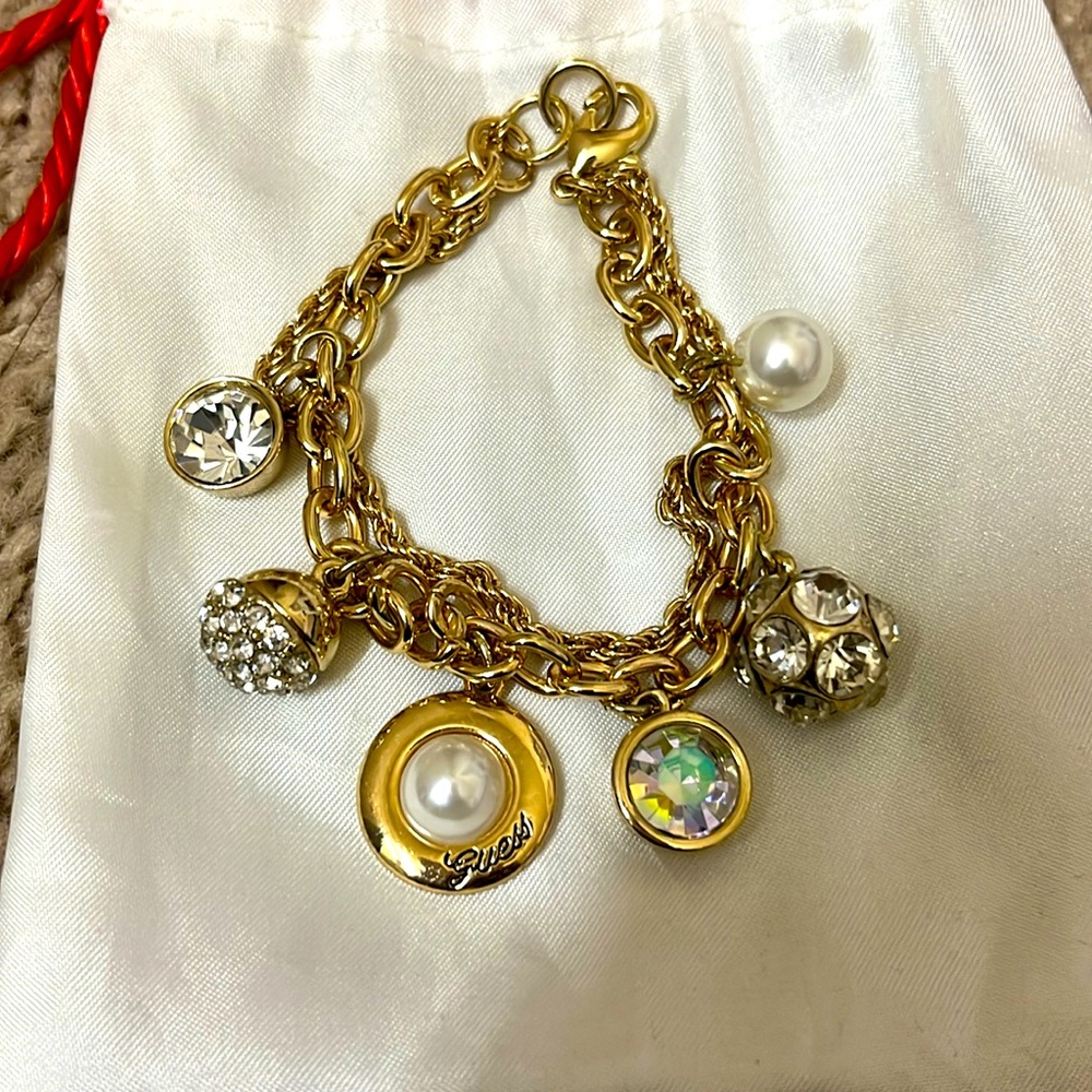 Brand New Guess Charm Bracelet